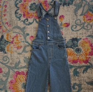 Levi's Wide Leg Cropped Overall